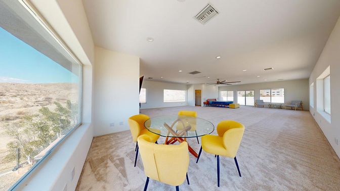 Dining room, Interior, Recessed Lighting