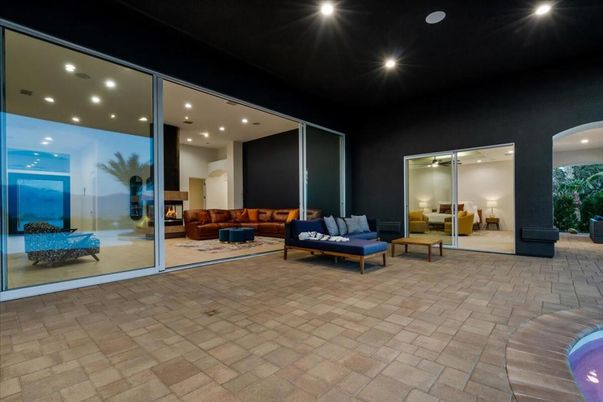 Interior, Living room, Recessed Lighting