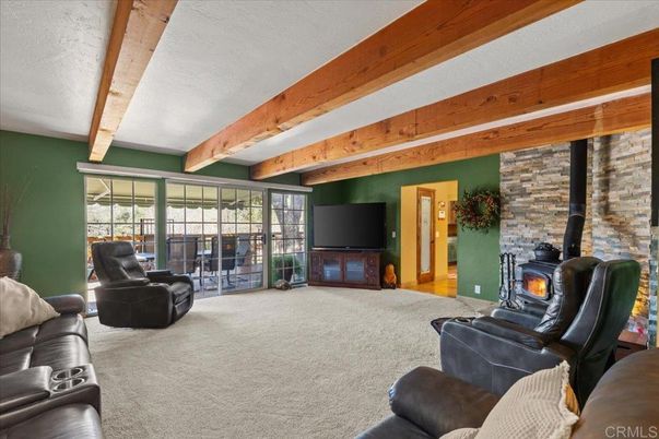 Fireplace, Interior, Living room, Stone Walls, Wooden Beams
