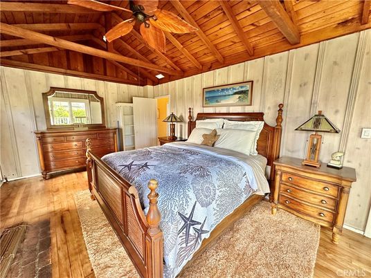 Bedroom, Interior, Wooden Beams, Wooden Ceilings, Wood Texture Flooring, Wooden Walls