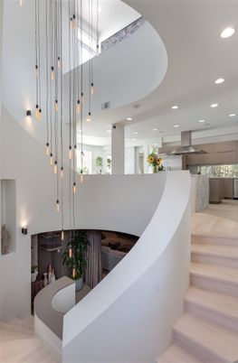 Interior, Kitchen, Pendant Lights, Recessed Lighting