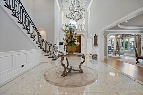 Chandelier, Interior, Marble, Wood Texture Flooring