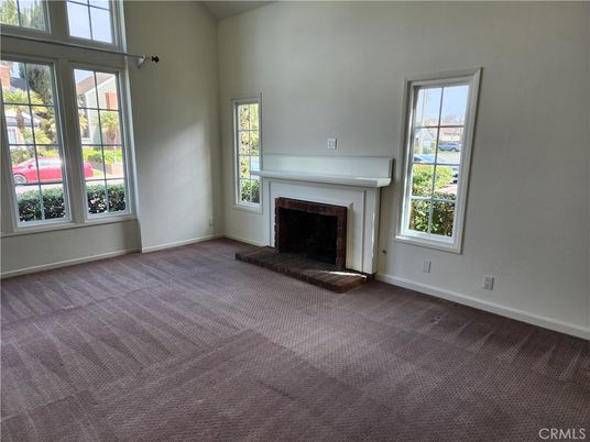 Empty room, Fireplace, Interior