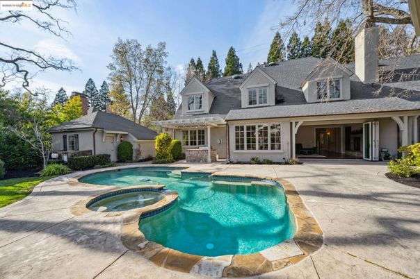 Exterior, Facade, Pool, French Provincial