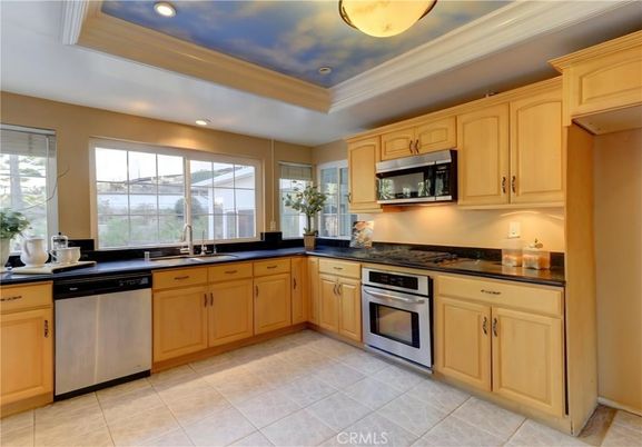 Interior, Kitchen, Recessed Lighting, Stainless Steel Appliances