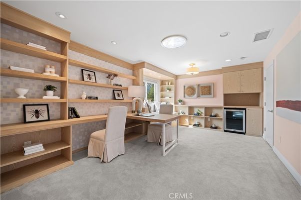 Home Office, Interior, Recessed Lighting