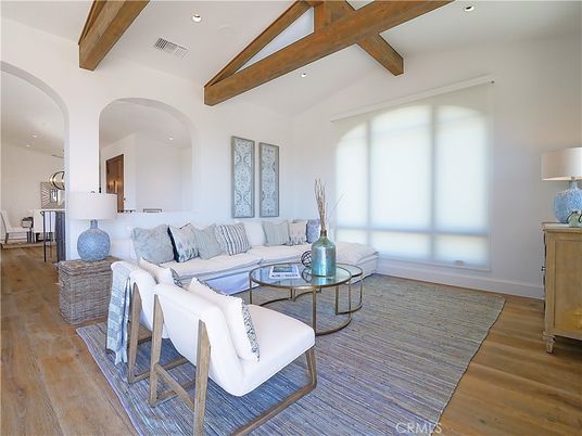 Interior, Living room, Recessed Lighting, Wooden Beams, Wood Texture Flooring