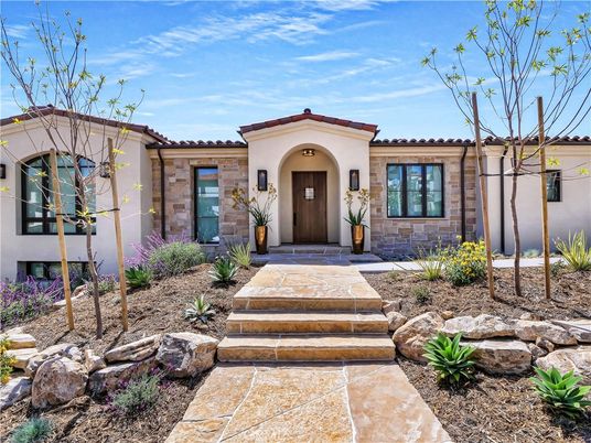 Exterior, Facade, Spanish Mediterranean