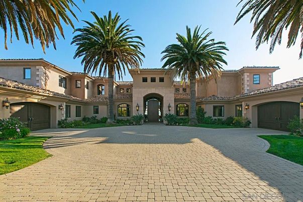 Attached, Backyard, Exterior, Facade, Mediterranean