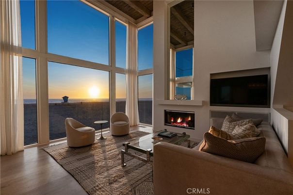 Fireplace, Interior, Living room, Water, Wood Texture Flooring