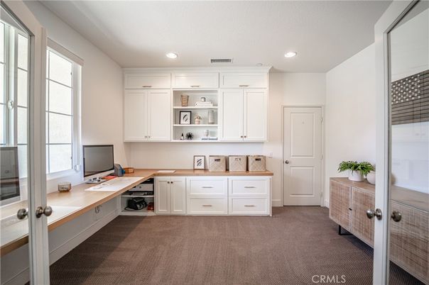 Home Office, Interior, Recessed Lighting