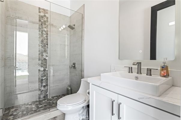 Bathroom, Glass Shower, Interior