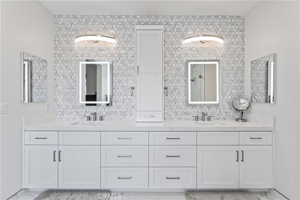 Bathroom, Dual Sink Vanities, Interior, Marble