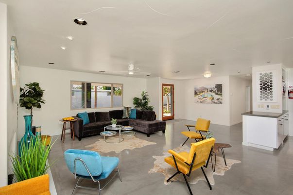 Interior, Living room, Recessed Lighting