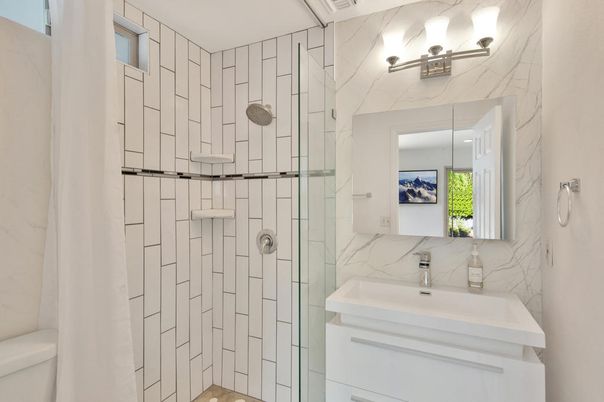 Bathroom, Interior, Marble Walls