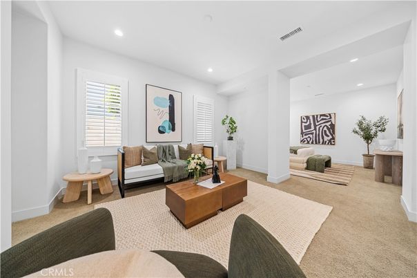Interior, Living room, Recessed Lighting