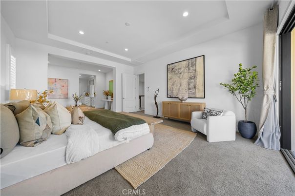Bedroom, Interior, Recessed Lighting