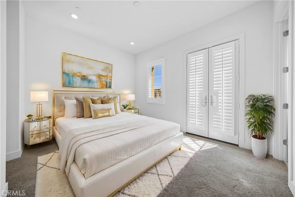 Bedroom, Interior, Recessed Lighting