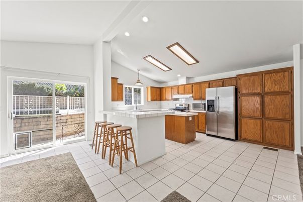 Interior, Kitchen, Pendant Lights, Recessed Lighting, Stainless Steel Appliances, Tile Countertops