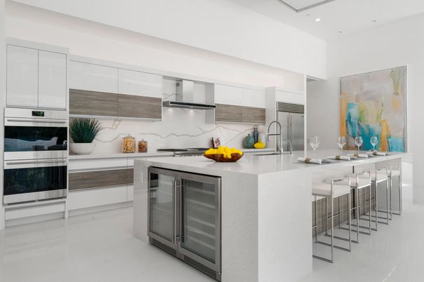 Interior, Kitchen, Recessed Lighting, Stainless Steel Appliances