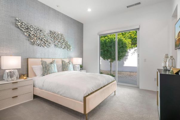 Bedroom, Interior, Recessed Lighting