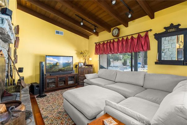 Interior, Living room, Wooden Beams, Wooden Ceilings