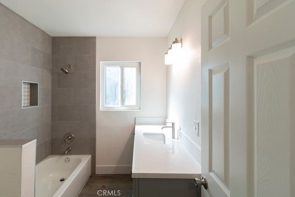 Bathroom, Interior, Wood Texture Flooring
