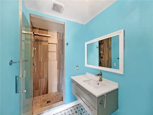 Bathroom, Glass Shower, Interior