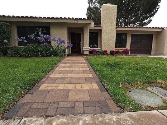 Attached, Exterior, Facade, Spanish Mediterranean