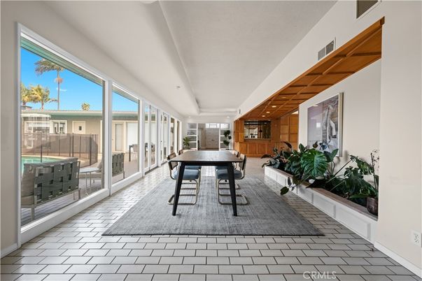 Dining room, Game Room, Interior, Recessed Lighting, Wooden Ceilings, Wooden Walls