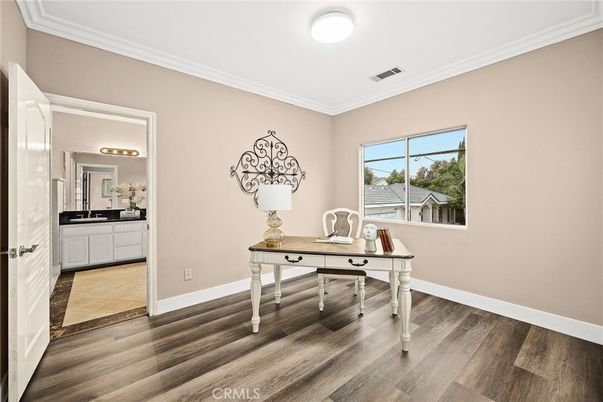 Home Office, Interior, Wood Texture Flooring