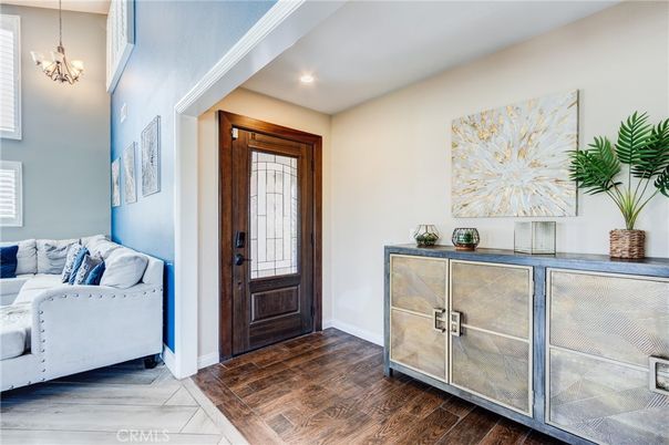 Chandelier, Interior, Recessed Lighting, Wood Texture Flooring
