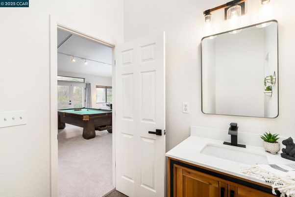 Bathroom, Billiard Table, Game Room, Interior