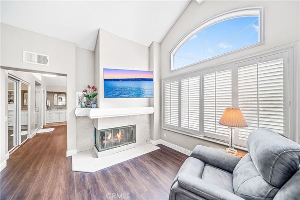 Fireplace, Interior, Water, Wood Texture Flooring