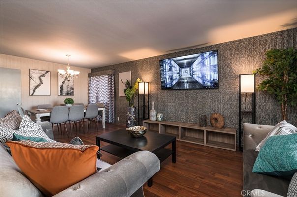Chandelier, Dining room, Interior, Living room, Wood Texture Flooring