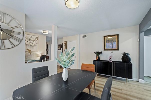Dining room, Interior, Wood Texture Flooring