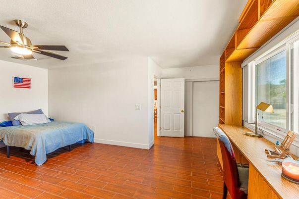 Bedroom, Home Office, Interior, Wood Texture Flooring