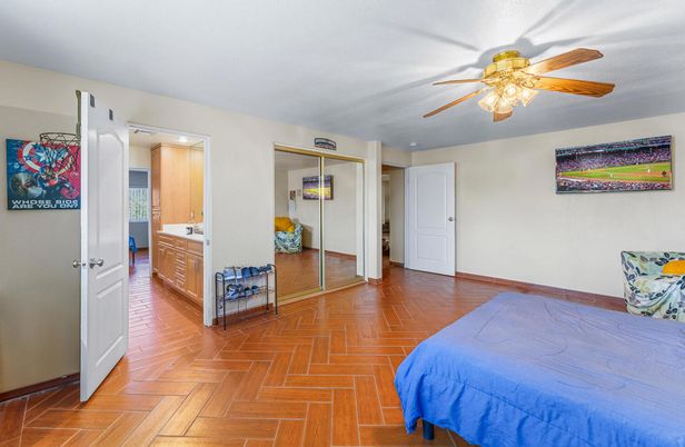 Bedroom, Interior, Wood Texture Flooring