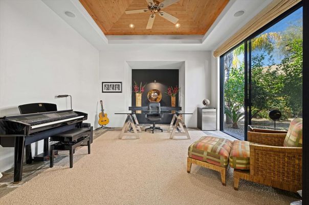 Interior, Piano, Recessed Lighting, Wooden Ceilings