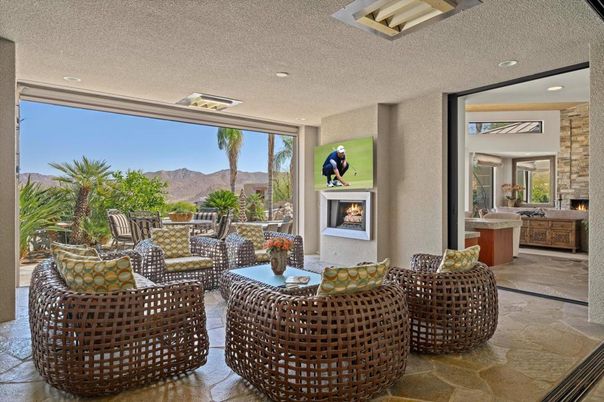 Fireplace, Interior, Living room, Recessed Lighting