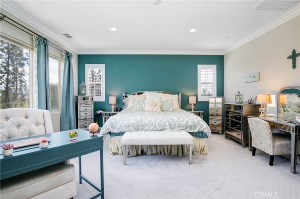 Bedroom, Home Office, Interior, Recessed Lighting
