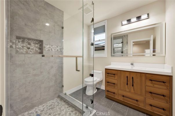 Bathroom, Glass Shower, Interior