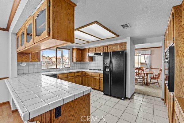 Dining room, Interior, Kitchen, Tile Countertops