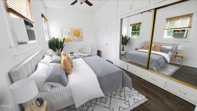 Bedroom, Interior, Wood Texture Flooring