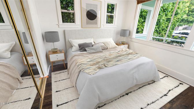 Bedroom, Interior, Wood Texture Flooring