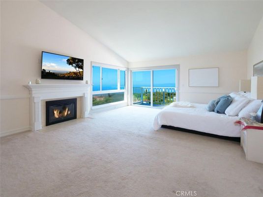 Bedroom, Fireplace, Interior