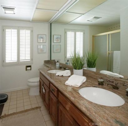 Bathroom, Dual Sink Vanities, Glass Shower, Interior