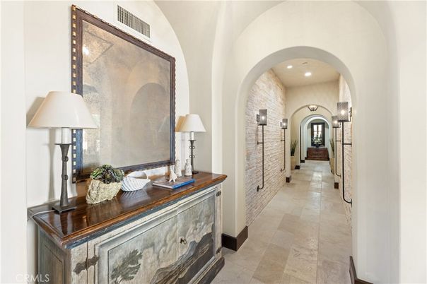 Interior, Recessed Lighting, Stone Walls