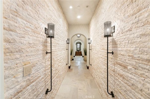 Interior, Recessed Lighting, Stone Walls