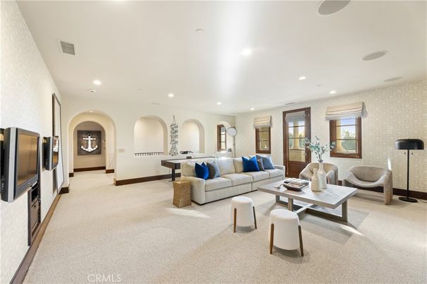 Interior, Living room, Recessed Lighting